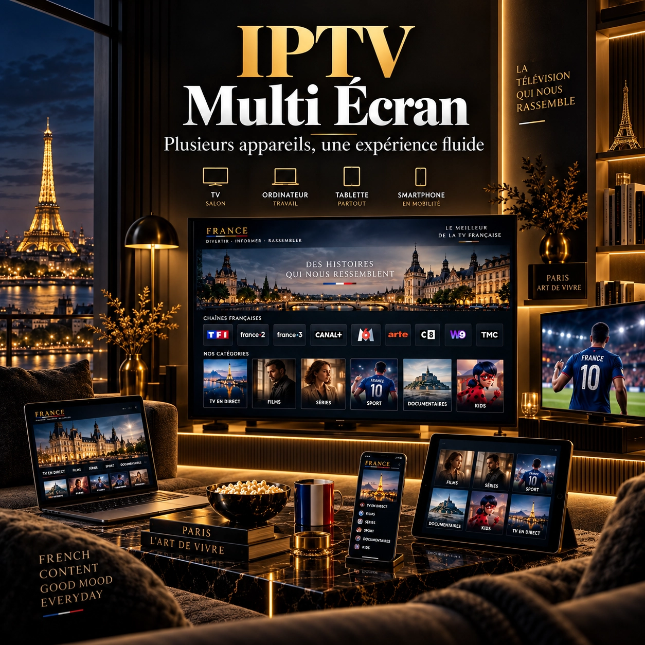IPTV multi écran en France